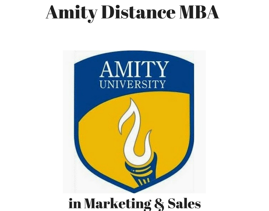 Amity Distance Learning MBA in Marketing and Sales