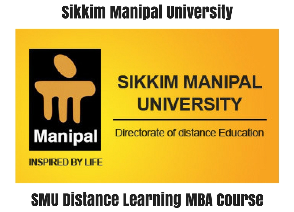 Sikkim Manipal University – SMU Distance learning MBA Course